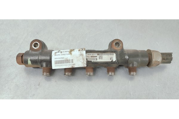 Recambio de rampa inyectora para citroen c4 berlina lx referencia OEM IAM 9654592680  