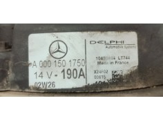 Recambio de alternador para mercedes-benz clase c (w203) berlina 220 cdi (203.006) referencia OEM IAM A0001501750  