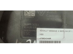 Recambio de abs para renault megane iv berlina 5p 1.2i turbo 130 referencia OEM IAM 476604349R  