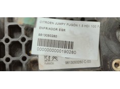 Recambio de enfriador egr para citroen jumpy fugón 1.5 hdi 100 fap referencia OEM IAM 9813050280  
