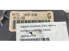 Recambio de potenciometro pedal para nissan murano (z50) básico referencia OEM IAM 18002CA100  
