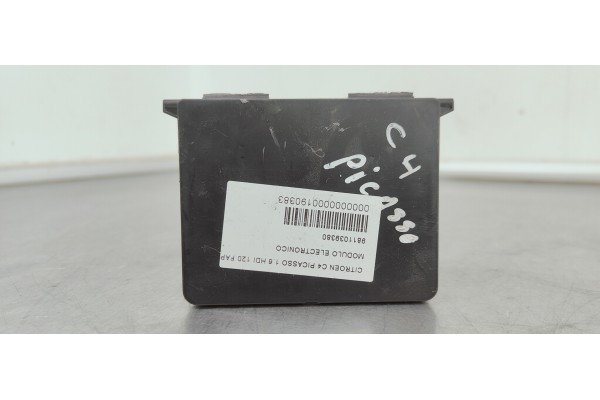 Recambio de modulo electronico para citroen c4 picasso 1.6 hdi 120 fap referencia OEM IAM 9811039380  