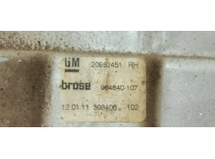 Recambio de elevalunas trasero derecho para opel insignia berlina 2.0cdti 130 fap referencia OEM IAM 20952451  