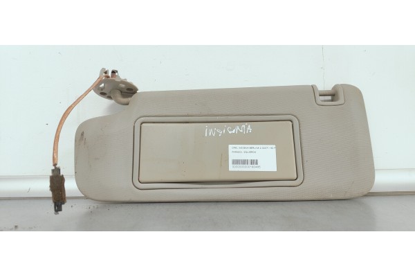 Recambio de parasol izquierdo para opel insignia berlina 2.0cdti 130 fap referencia OEM IAM   