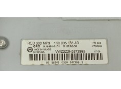 Recambio de sistema audio / radio cd para volkswagen passat berlina (3c2) 1.6 i 102 referencia OEM IAM 1K0035186AD  