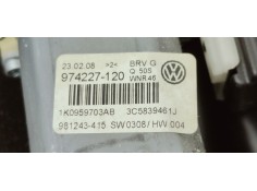 Recambio de elevalunas trasero izquierdo para volkswagen passat berlina (3c2) highline referencia OEM IAM 3C4839755H  