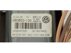 Recambio de elevalunas delantero derecho para volkswagen passat berlina (3c2) highline referencia OEM IAM 3C1837756K  