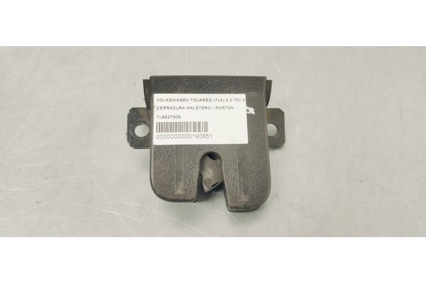 Recambio de cerradura maletero / porton para volkswagen touareg (7la) 5.0 tdi 310 4x4 referencia OEM IAM 7L6827505  