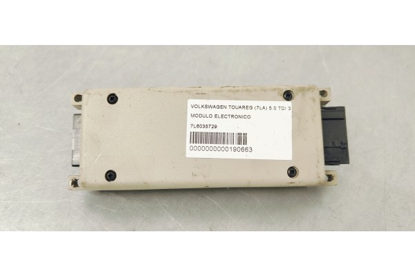 Recambio de modulo electronico para volkswagen touareg (7la) 5.0 tdi 310 4x4 referencia OEM IAM 7L6035729  