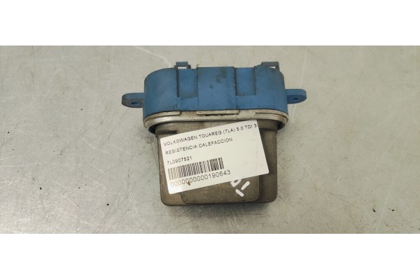 Recambio de resistencia calefaccion para volkswagen touareg (7la) 5.0 tdi 310 4x4 referencia OEM IAM 7L0907521  