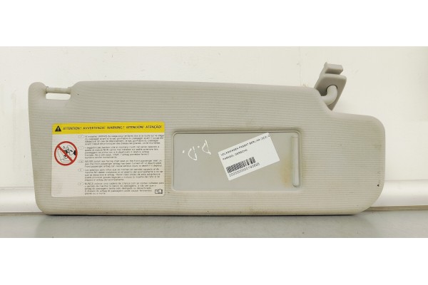 Recambio de parasol derecho para volkswagen passat berlina (3c2) 2.0 tdi 140 fap referencia OEM IAM   
