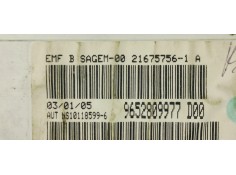 Recambio de pantalla multifuncion para peugeot 307 (s1) xr clim referencia OEM IAM 9652809977  