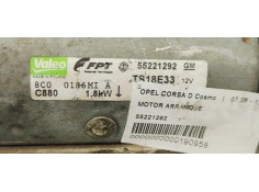 Recambio de motor arranque para opel corsa d cosmo referencia OEM IAM 55221292  