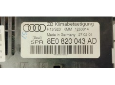 Recambio de mando climatizador para audi a4 avant (8e) 2.0 tdi referencia OEM IAM 8E0820043AD  