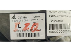 Recambio de faro antiniebla izquierdo para honda cr-v (re) 2.0i 150 [vtec] 4x4 referencia OEM IAM 1305082001  