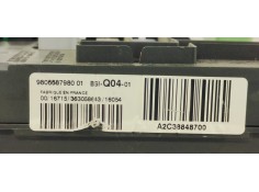 Recambio de caja reles / fusibles para citroen c4 picasso 1.6 hdi 120 fap referencia OEM IAM 9806687980  