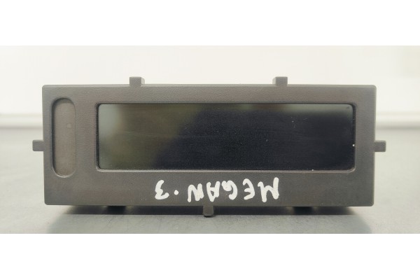 Recambio de pantalla multifuncion para renault megane iii coupe 1.5 dci 110 fap referencia OEM IAM 280346458R  