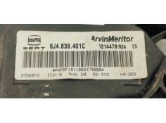 Recambio de elevalunas trasero izquierdo para seat ibiza (6j5) 1.2 i 60 referencia OEM IAM 6J4839401C  