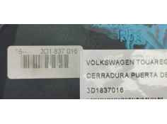 Recambio de cerradura puerta delantera derecha para volkswagen touareg (7la) v6 referencia OEM IAM 3D1837016  