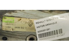 Recambio de motor arranque para renault scenic ii emotion referencia OEM IAM 8200331251  