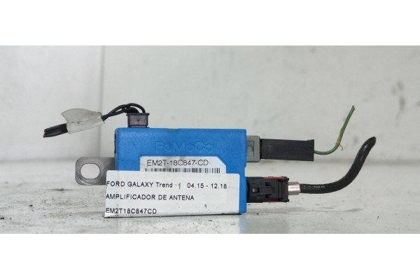 Recambio de amplificador de antena para ford galaxy trend referencia OEM IAM EM2T18C847CD  