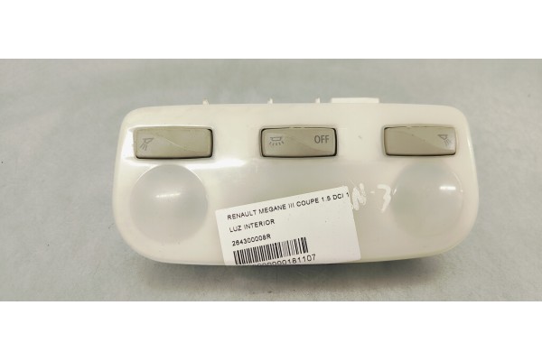 Recambio de luz interior para renault megane iii coupe 1.5 dci 110 fap referencia OEM IAM 264300008R  