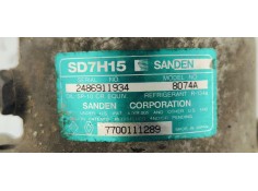Recambio de compresor aire acondicionado para renault scenic (ja..) 1.9 dci expression referencia OEM IAM 7700111289  