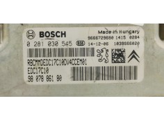 Recambio de centralita motor uce para citroen c3 1.4 hdi 70 fap referencia OEM IAM 0281030545  