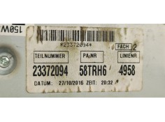 Recambio de modulo electronico para opel insignia berlina 2.0 cdti 170 fap referencia OEM IAM 23372094  