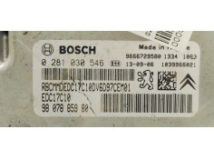 Recambio de centralita motor uce para peugeot 208 1.6 hdi 92 fap referencia OEM IAM 0281030546  