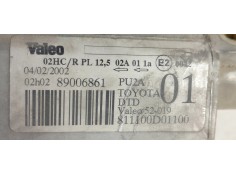 Recambio de faro derecho para toyota yaris (ncp1/nlp1/scp1) 1.0 linea sol referencia OEM IAM 89006861  