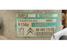 Recambio de compresor aire acondicionado para citroen c3 1.4 hdi exclusive referencia OEM IAM 9646273380  