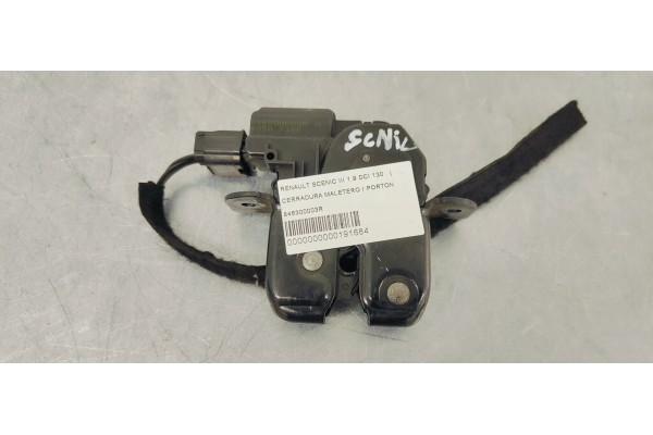 Recambio de cerradura maletero / porton para renault scenic iii 1.9 dci 130 referencia OEM IAM 846300003R  