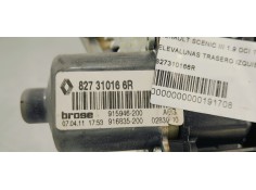 Recambio de elevalunas trasero izquierdo para renault scenic iii 1.9 dci 130 referencia OEM IAM 827310166R  