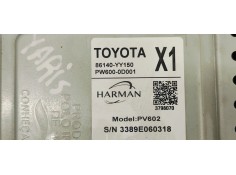 Recambio de sistema audio / radio cd para toyota yaris 1.5 i 112 referencia OEM IAM 86140YY150  