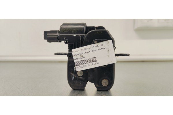 Recambio de cerradura maletero / porton para renault scenic iii 1.9 dci 130 referencia OEM IAM 846300003R  