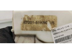 Recambio de cerradura puerta delantera derecha para opel agila b 1.2i 85 referencia OEM IAM 8220151K50  