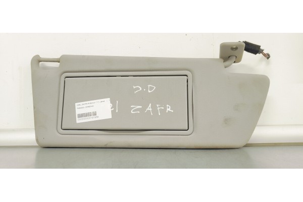 Recambio de parasol derecho para opel zafira b edition ´´111 jahre´´ referencia OEM IAM   