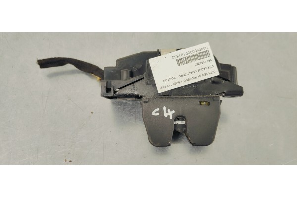 Recambio de cerradura maletero / porton para citroen c4 picasso 1.6hdi 112 fap referencia OEM IAM 9671153780  
