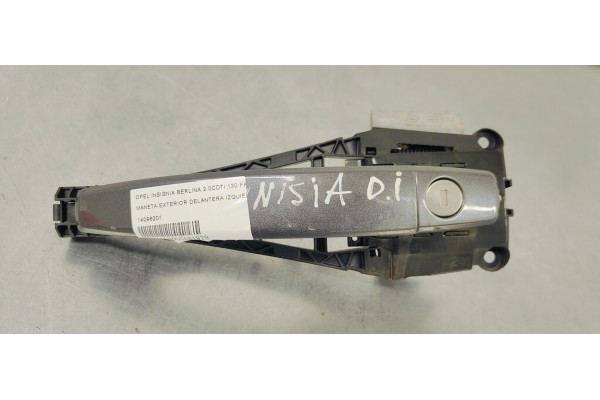Recambio de maneta exterior delantera izquierda para opel insignia berlina 2.0cdti 130 fap referencia OEM IAM 14096201  