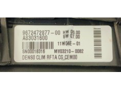 Recambio de mando climatizador para citroen c4 picasso 1.6hdi 112 fap referencia OEM IAM 9672472877  