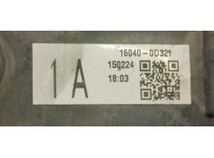 Recambio de electroventilador para toyota auris 1.6 i 132 referencia OEM IAM 160400D321  