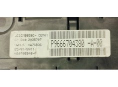 Recambio de cuadro instrumentos para citroen c4 grand picasso exclusive plus referencia OEM IAM 9666704380  