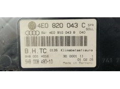 Recambio de mando climatizador para audi a8 (4e2) referencia OEM IAM 4E0820043C  