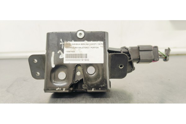 Recambio de cerradura maletero / porton para opel insignia berlina 2.0cdti 130 fap referencia OEM IAM 13581405  