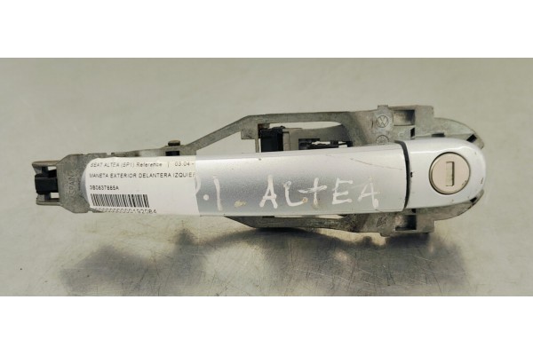 Recambio de maneta exterior delantera izquierda para seat altea (5p1) reference referencia OEM IAM 3B0837885A  