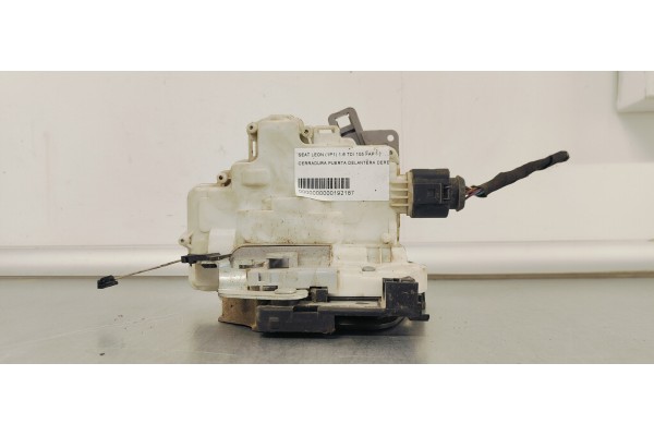 Recambio de cerradura puerta delantera derecha para seat leon (1p1) 1.6 tdi 105 fap referencia OEM IAM   