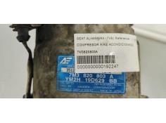 Recambio de compresor aire acondicionado para seat alhambra (7v9) reference referencia OEM IAM 7M3820803A  