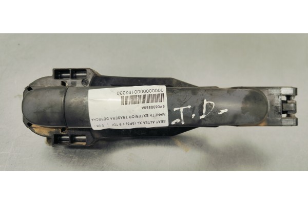 Recambio de maneta exterior trasera derecha para seat altea xl (5p5) 1.9 tdi referencia OEM IAM 5P0839886A  