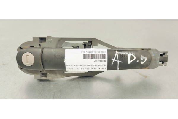 Recambio de maneta exterior delantera derecha para seat altea xl (5p5) 1.9 tdi referencia OEM IAM 3B0837885K  